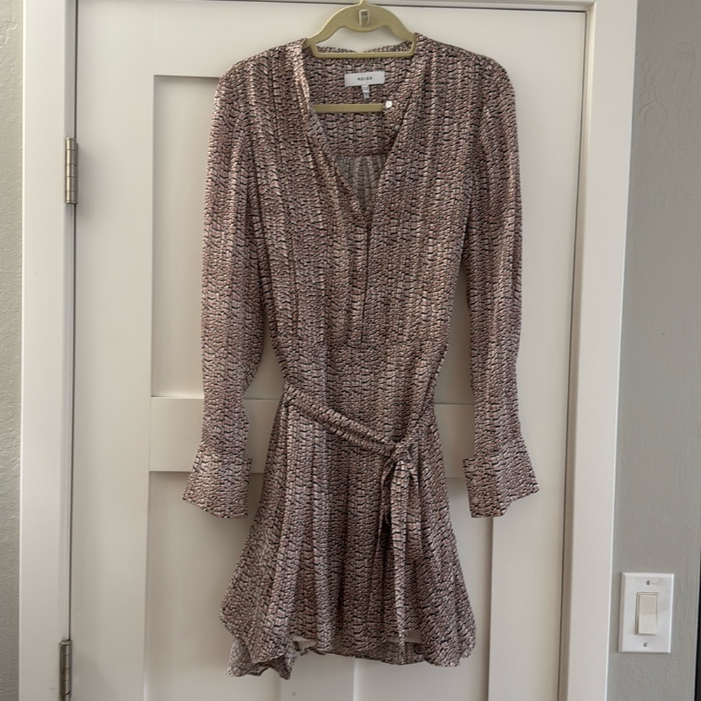 Reiss long sleeve, short dress.